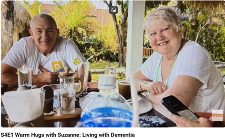 Video cover photo featuring an image of Bill Yeates and Bobby Redman sharing coffee and smiling at the camera. 