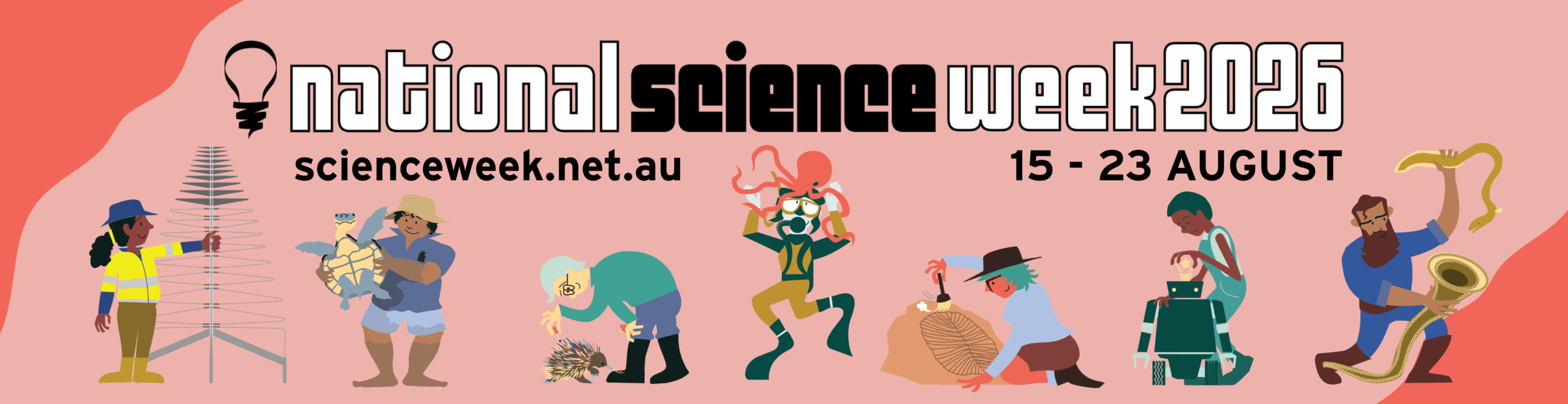 National Science Link banner with website details acienceweek.net.au and dates: 15-23 August 2026.